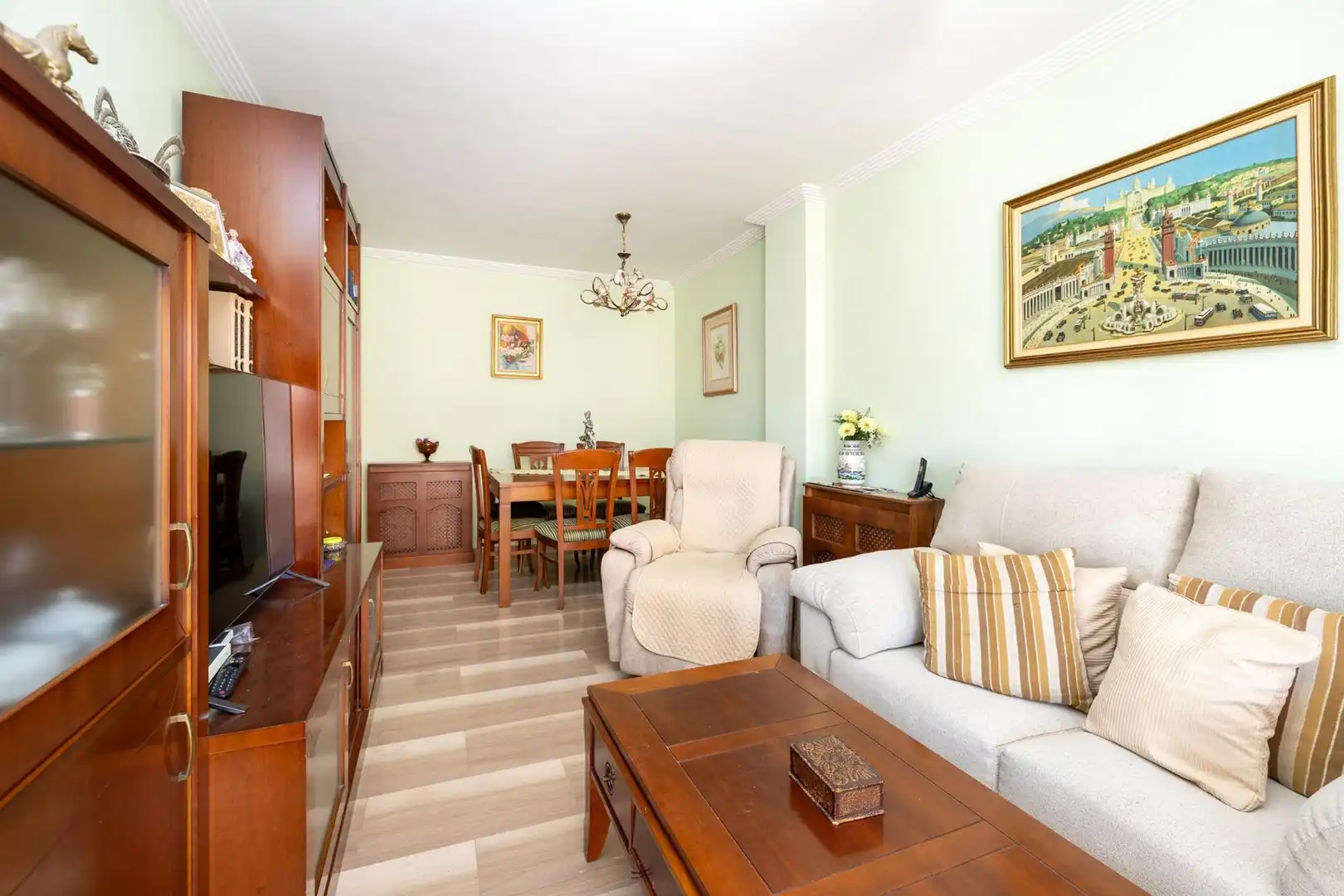 Sala de estar de Piso en venta en Granada con Aire acondicionado, Calefacción y Terraza