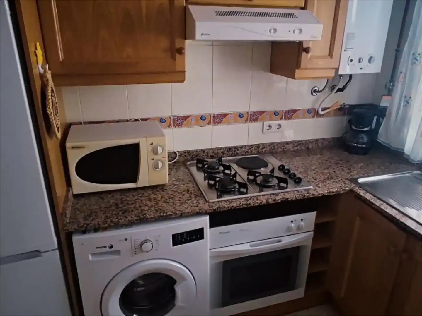 Cocina de Piso en venta en Oropesa del Mar / Orpesa con Aire acondicionado, Jardín privado y Piscina