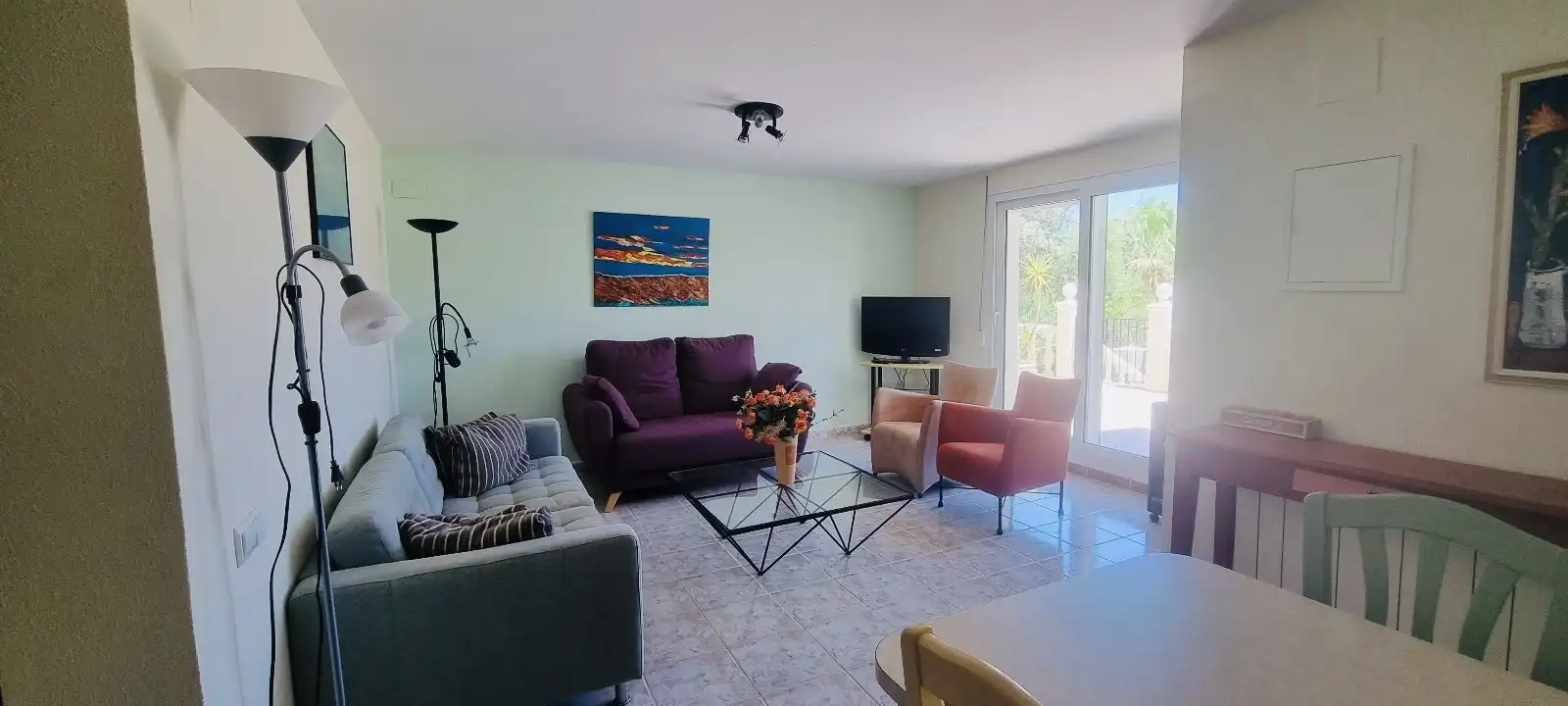 Sala de estar de Casa o chalet en venta en Xaló con Aire acondicionado, Calefacción y Jardín privado
