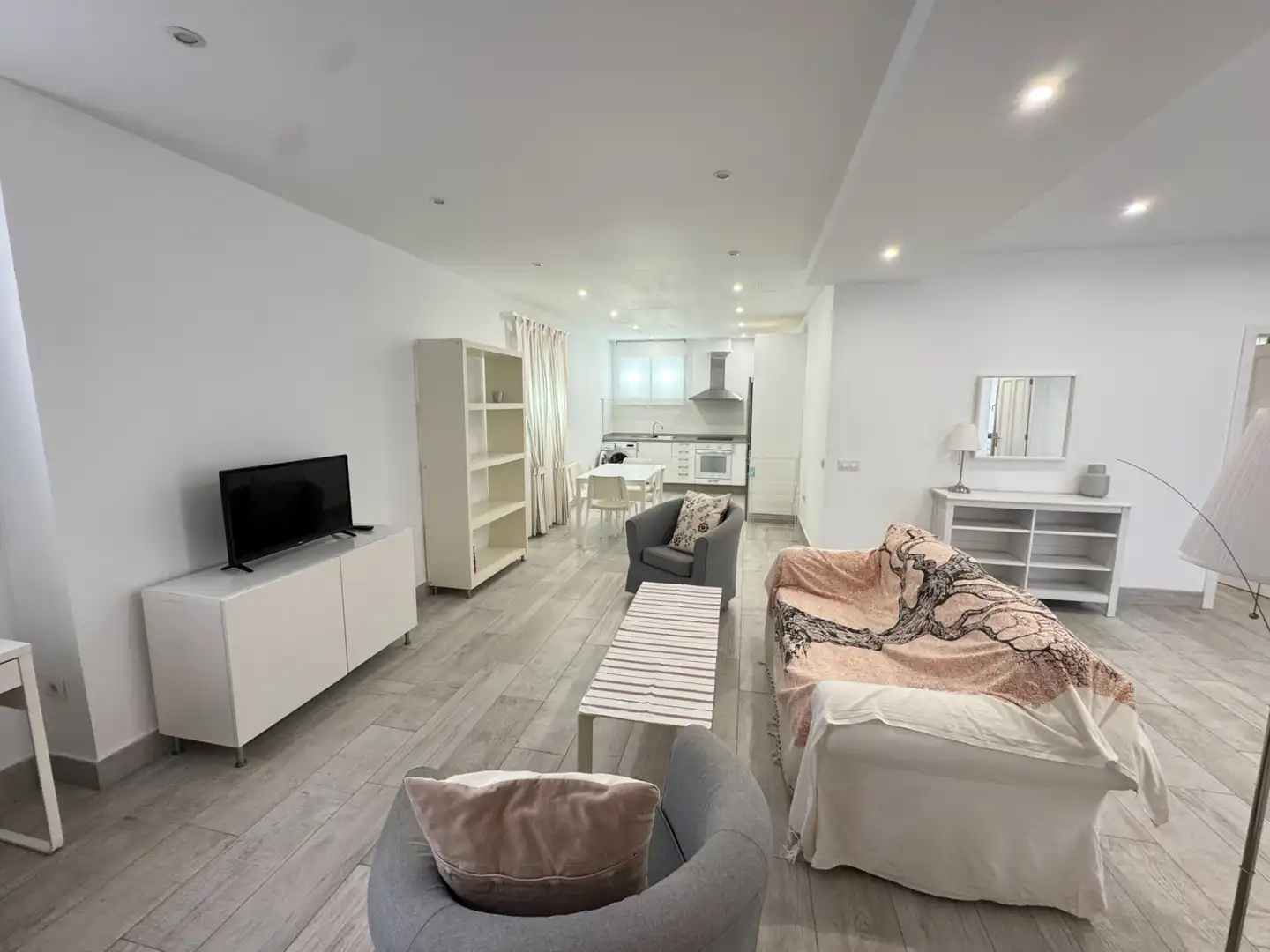 Wohnzimmer von Wohnung zum Verkauf in Tías mit Klimaanlage, Möbliert und Gemeinschaftspool