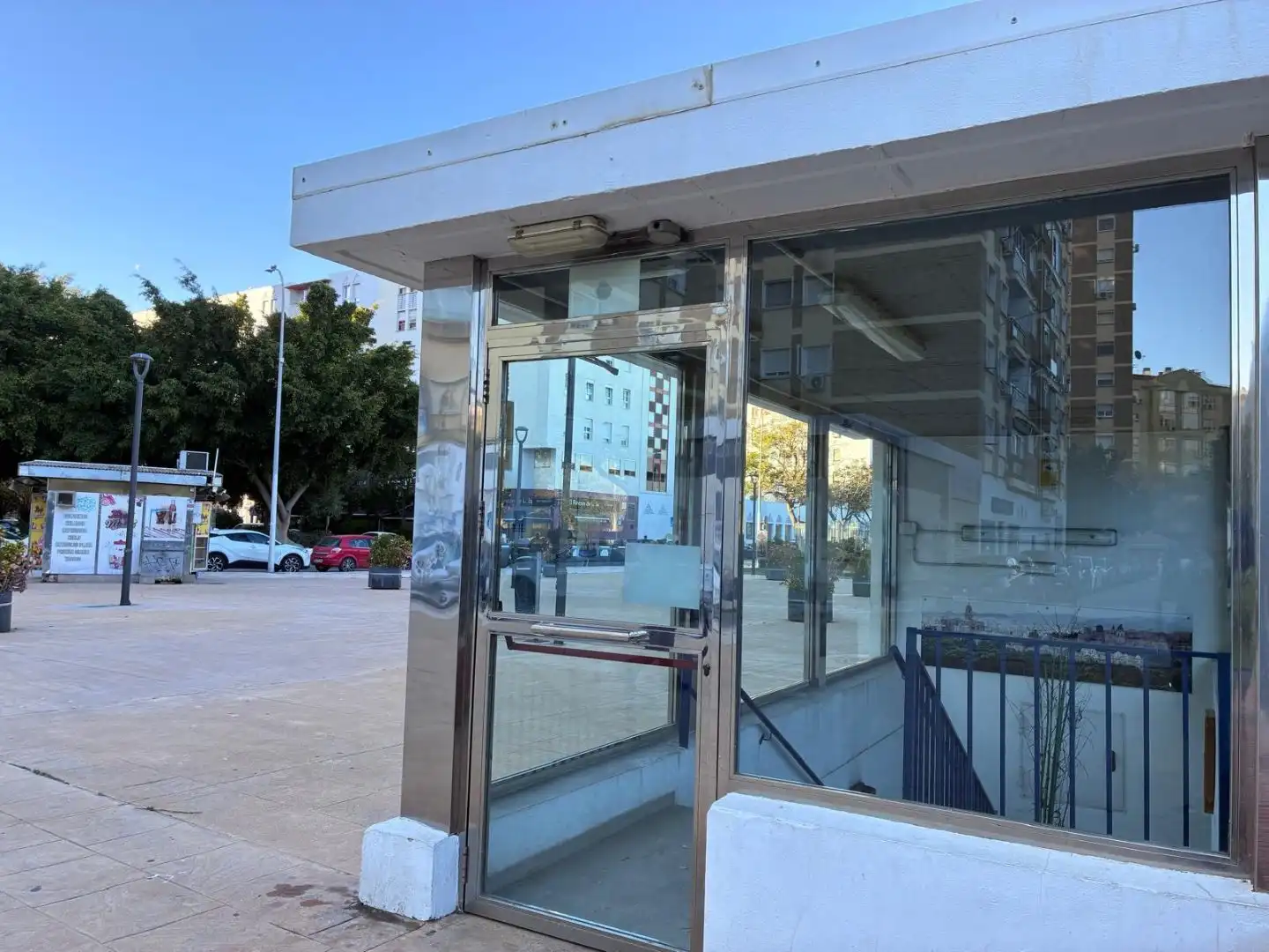 Vista exterior de Garaje de alquiler en Málaga
