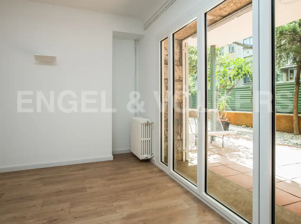 Terrace of Flat for rent in Barcelona  with Air Conditioner, Heating and Private garden
