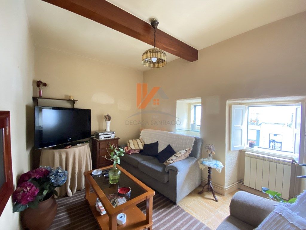 Living room of House or chalet for sale in Santiago de Compostela 