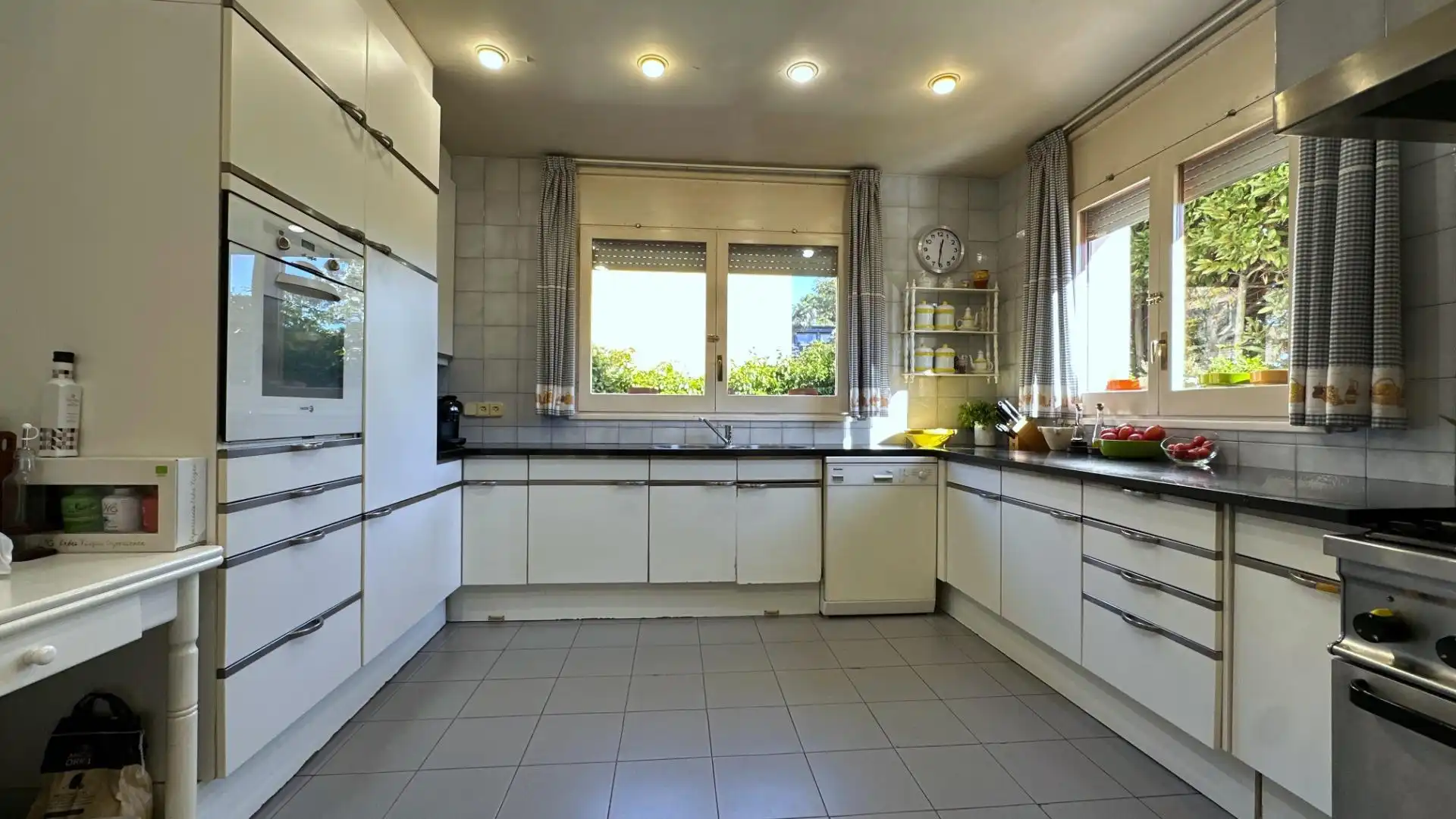 Kitchen of Houses for sale in Sant Cugat del Vallès  with Heating, Private garden and Parquet flooring