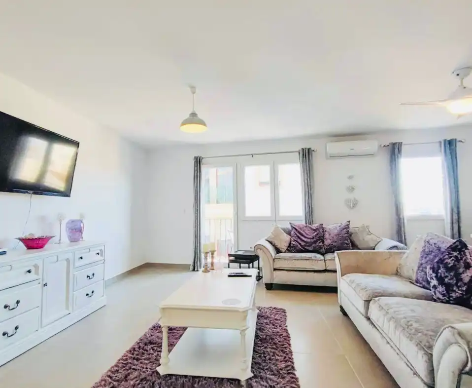 Living room of Flat for sale in Jávea / Xàbia  with Air Conditioner, Heating and Terrace