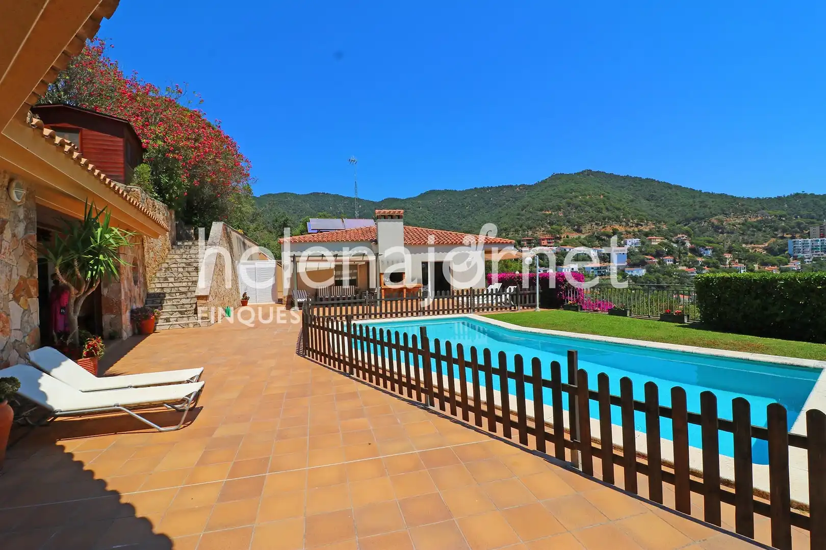 Jardín de Casa o chalet en venta en Llagostera con Calefacción y Piscina
