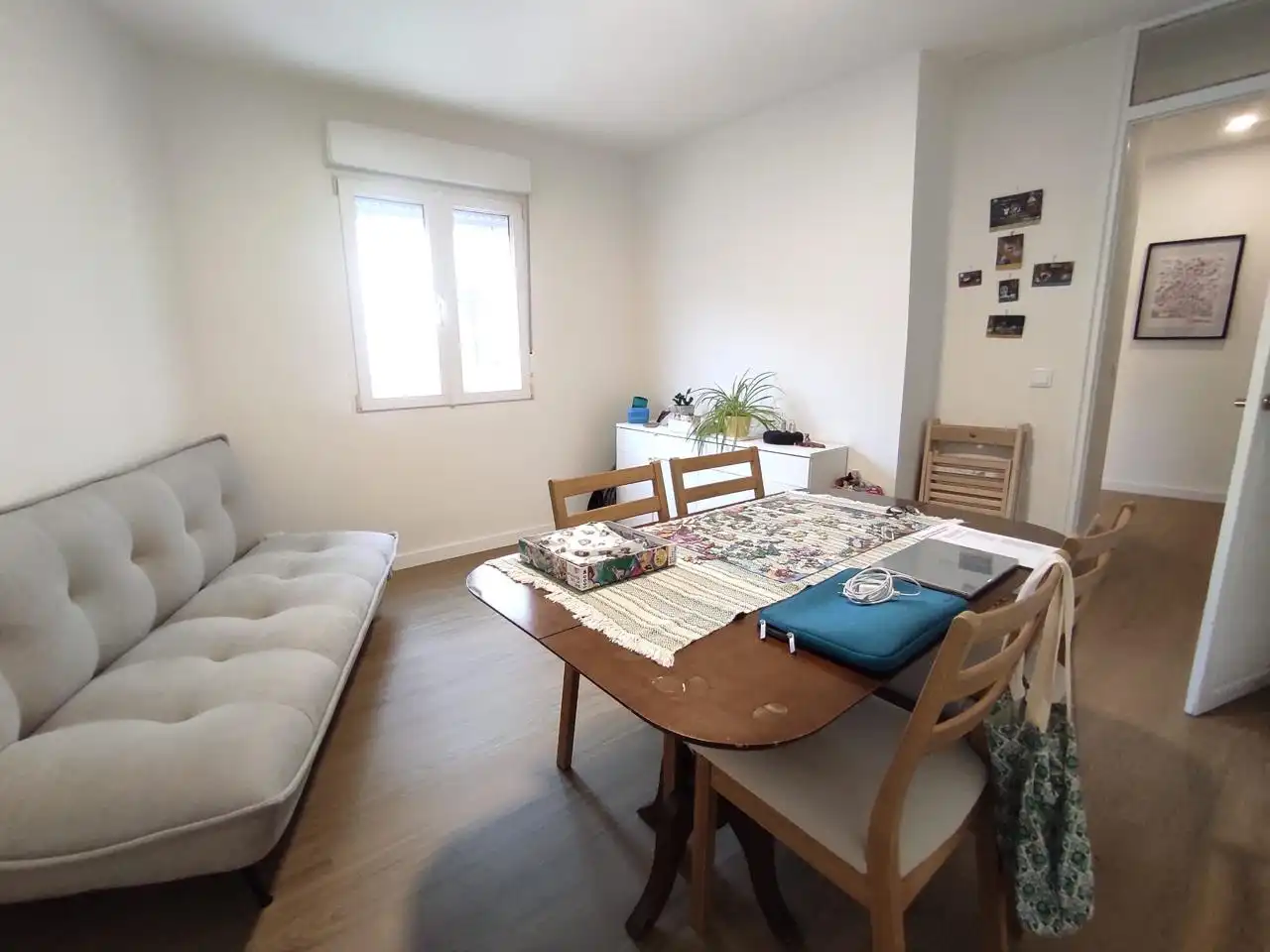 Sala de estar de Piso en venta en Santander con Parquet