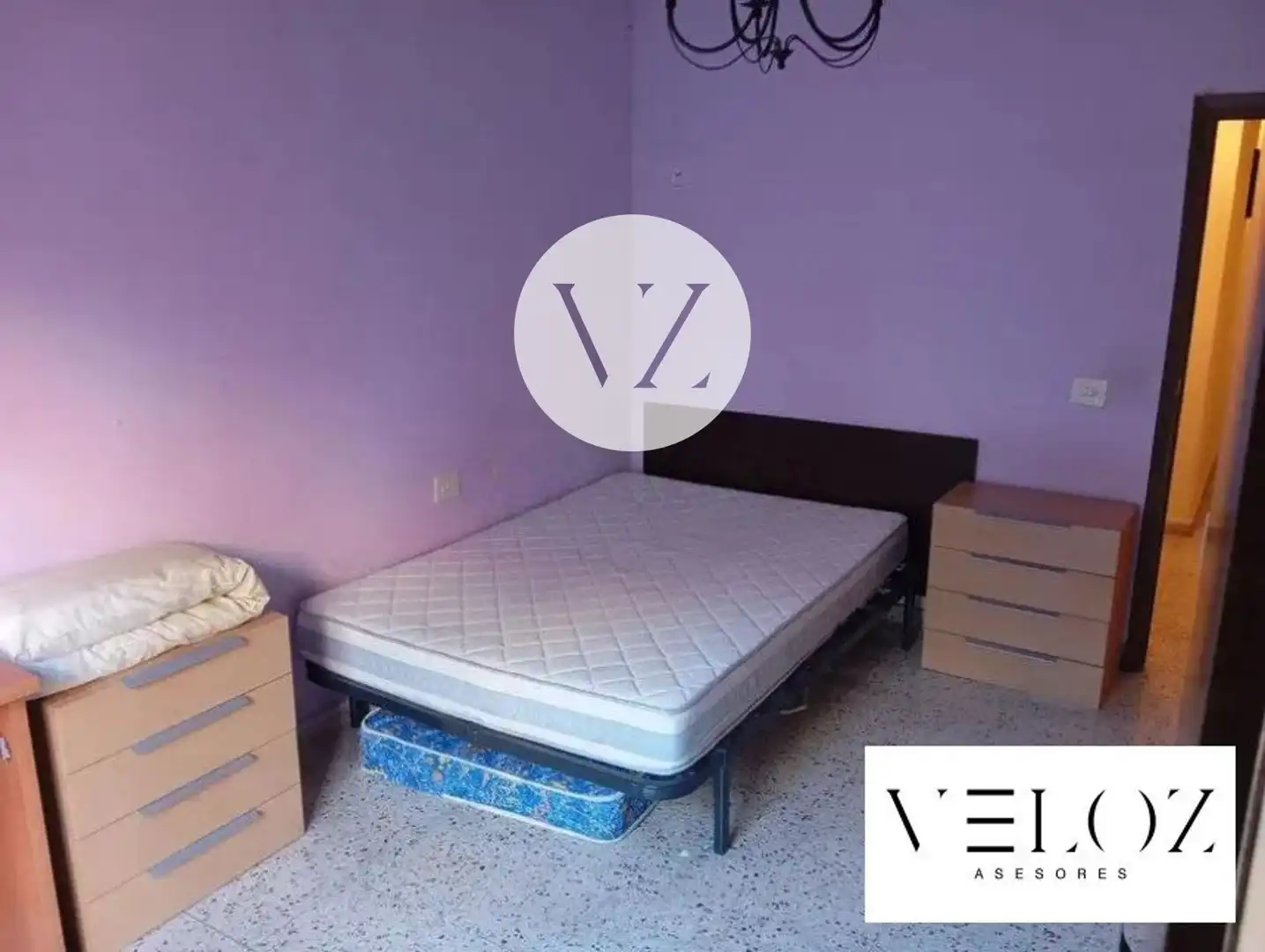 Schlafzimmer von Wohnung zur Miete in Salamanca mit Heizung, Terrasse und Möbliert