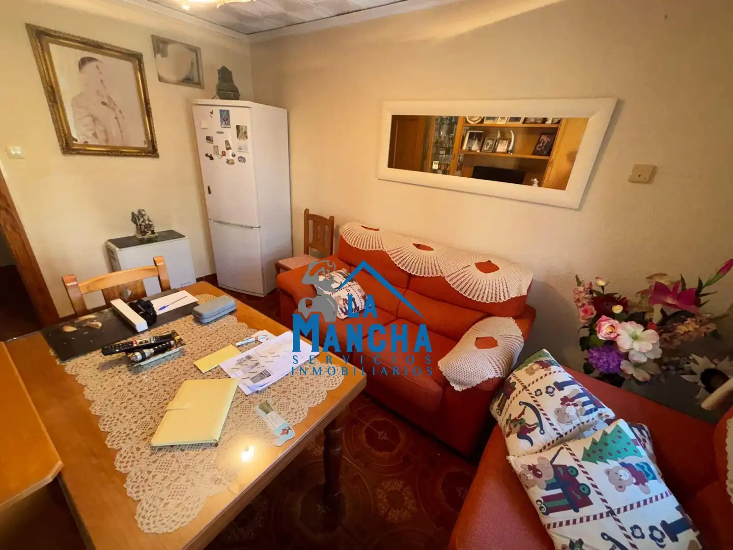 Sala d'estar de Pis en venda en Albacete amb Calefacció, Terrassa i Moblat