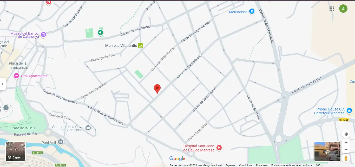 Vista exterior de Piso para compartir en Manresa con Amueblado, Horno y Lavadora