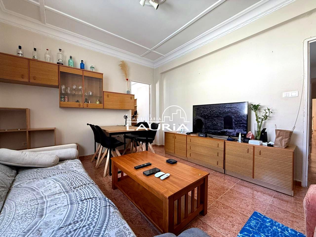 Living room of Flat for sale in  Valencia Capital  with Balcony