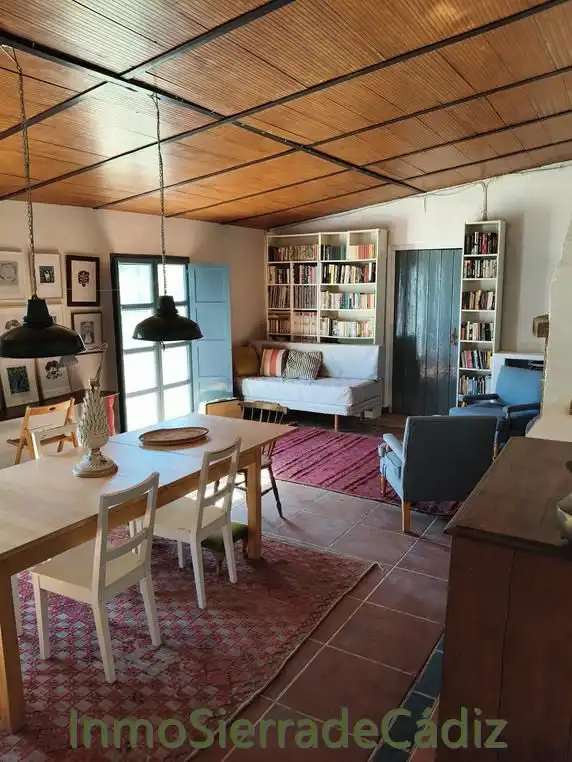Sala de estar de Finca rústica en venta en Zahara con Jardín privado, Terraza y Trastero