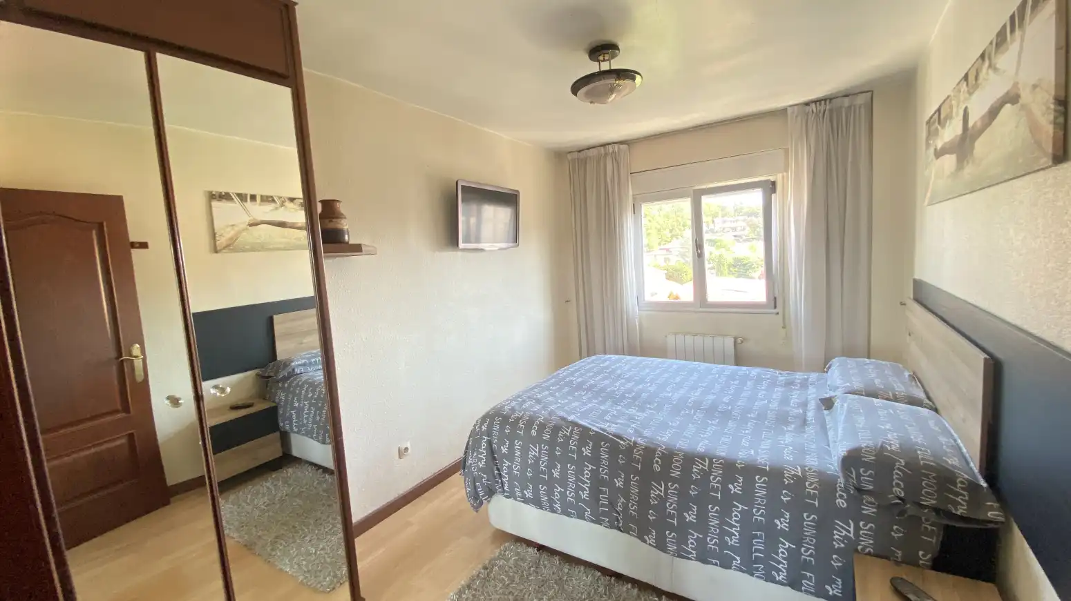 Schlafzimmer von Wohnung zum Verkauf in Medio Cudeyo mit Heizung, Parkett und Möbliert