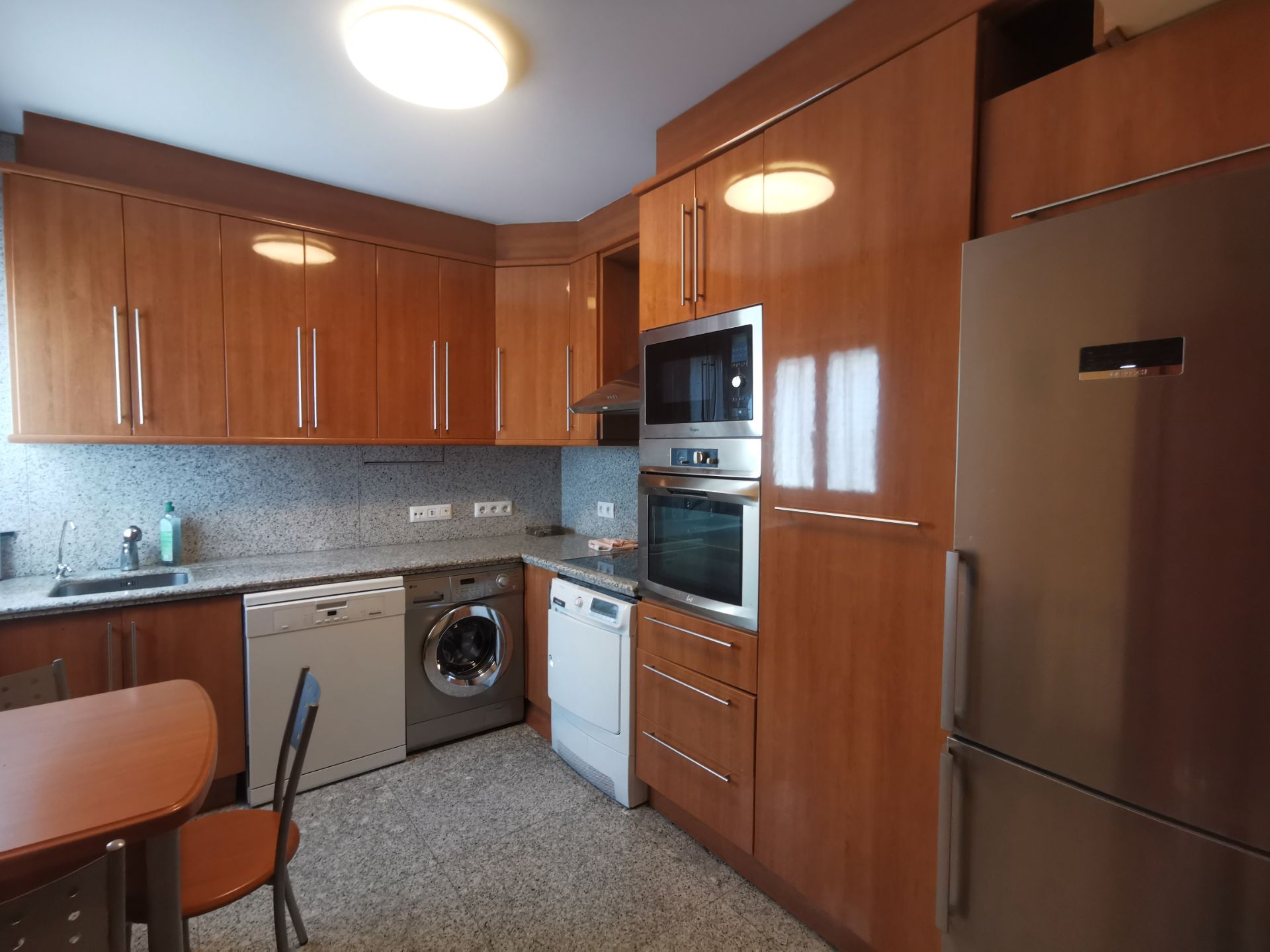 Kitchen of Flat to rent in Salamanca Capital  with Heating, Parquet flooring and Furnished