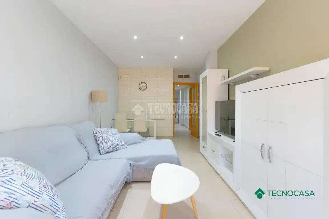 Sala de estar de Piso en venta en Roquetas de Mar con Aire acondicionado y Terraza