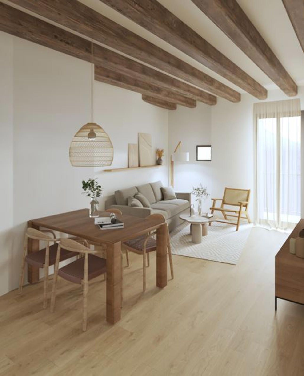 Sala d'estar de Pis en venda en Centelles amb Calefacció i Terrassa