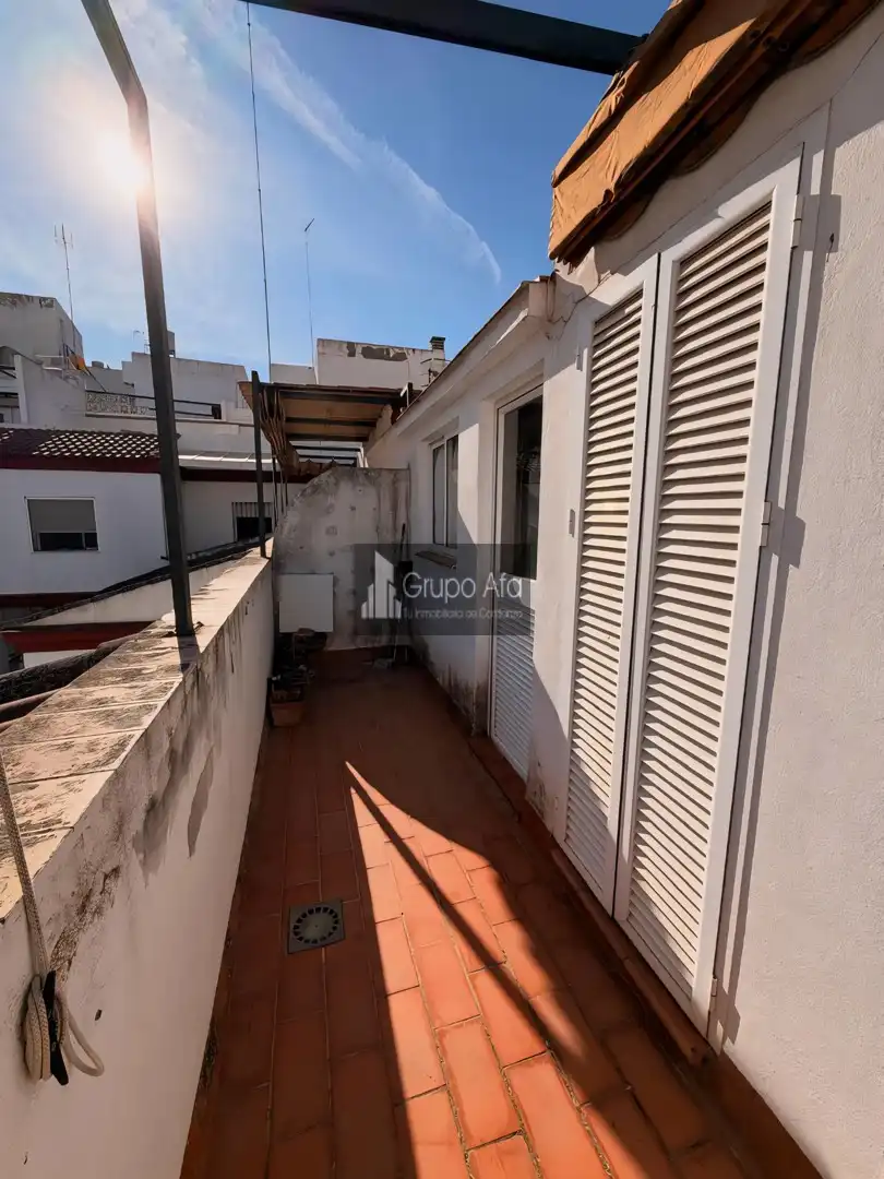 Terrassa de Casa adosada en venda en Centro