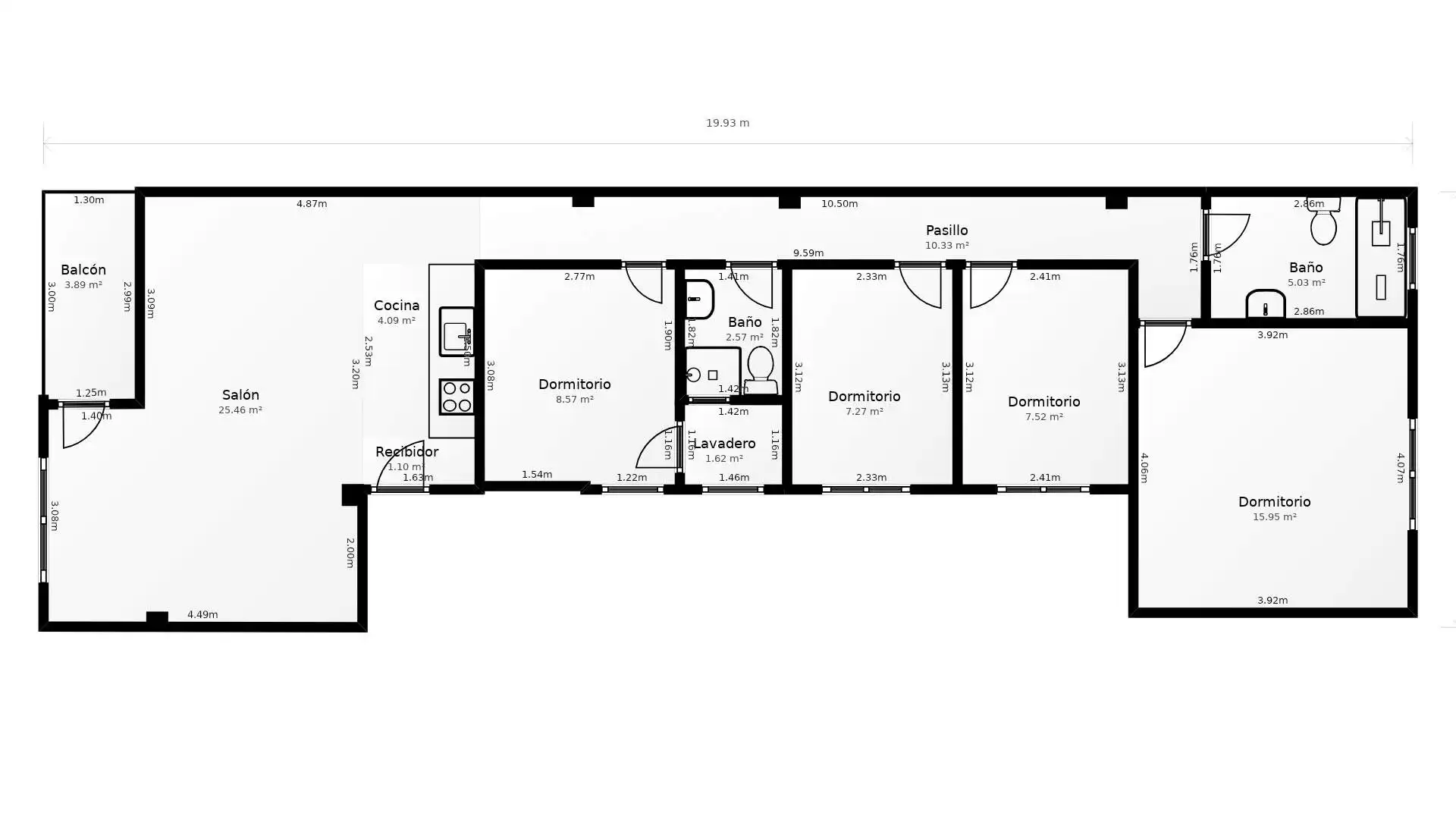 Wohnung zum Verkauf in Gandia mit Klimaanlage, Abstellraum und Balkon