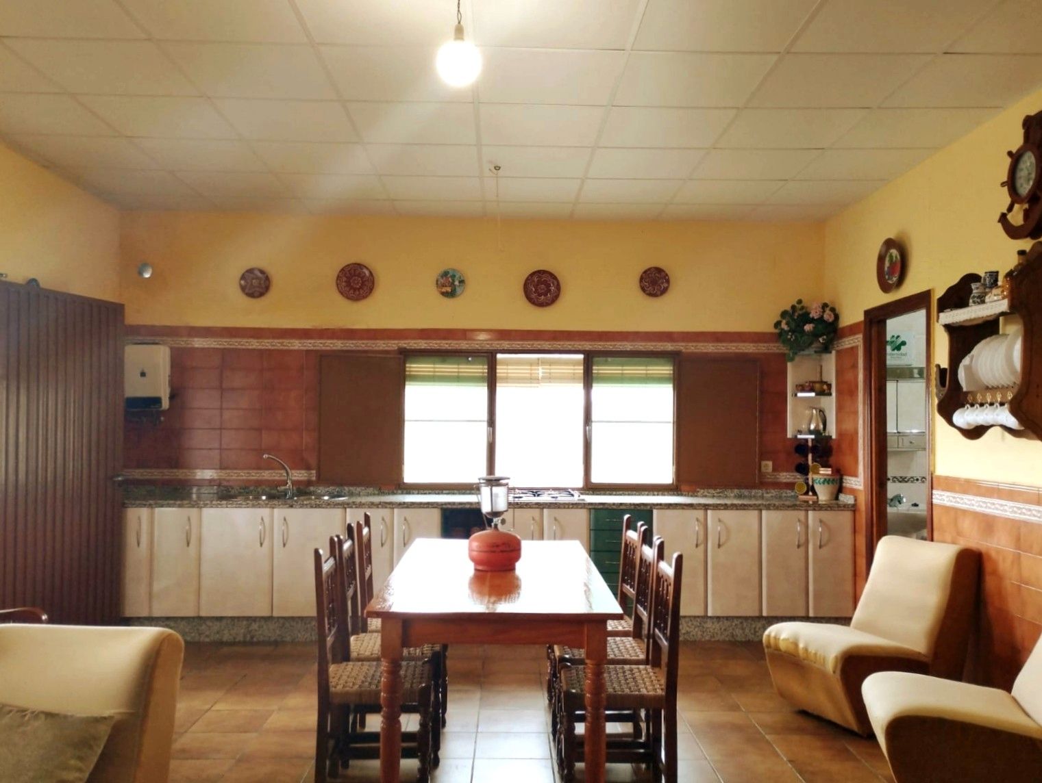 Cuina de Finca rústica en venda en Cumbres Mayores amb Terrassa i Moblat