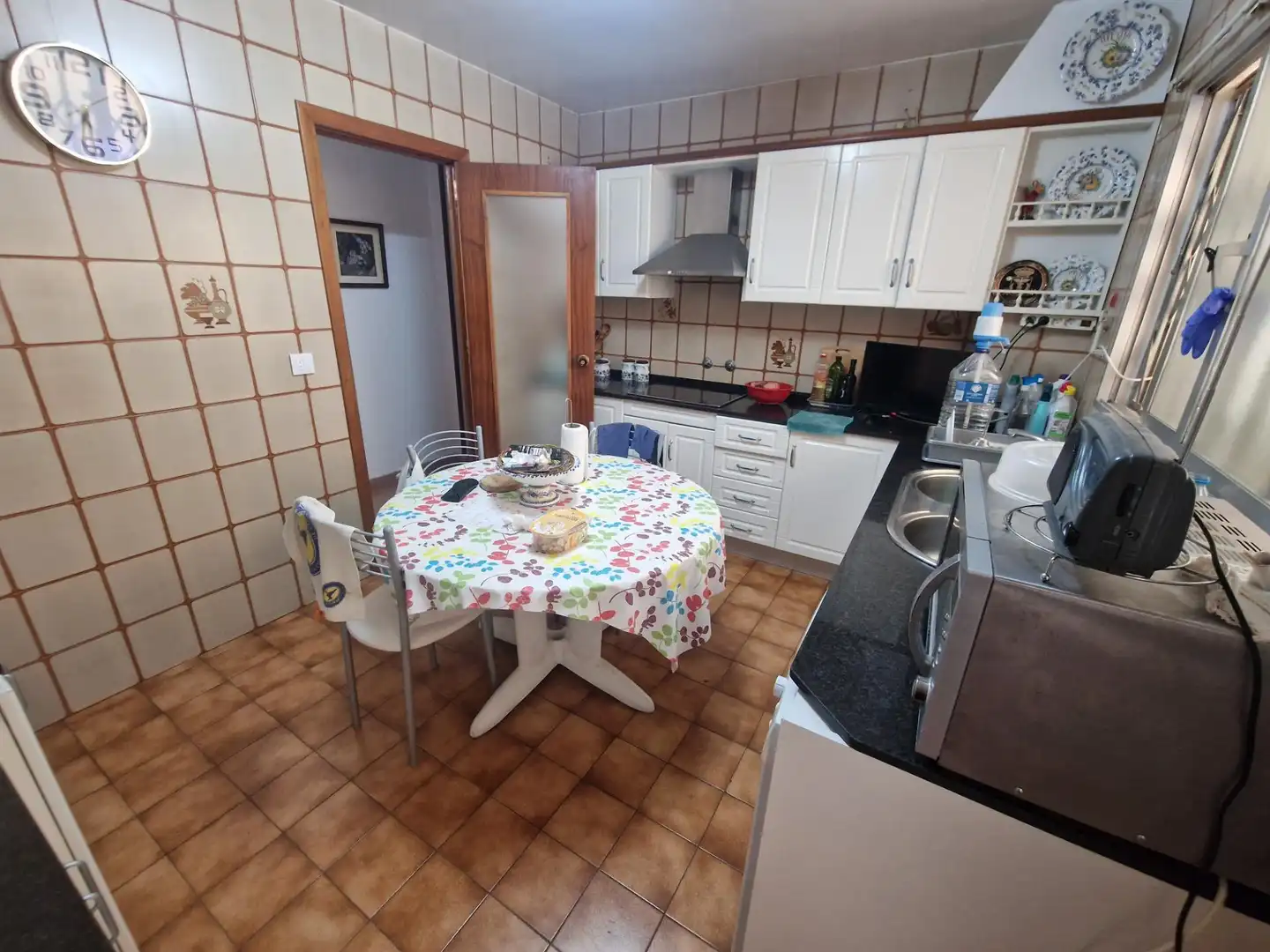 Kitchen of Flat for sale in Águilas  with Air Conditioner, Furnished and Balcony