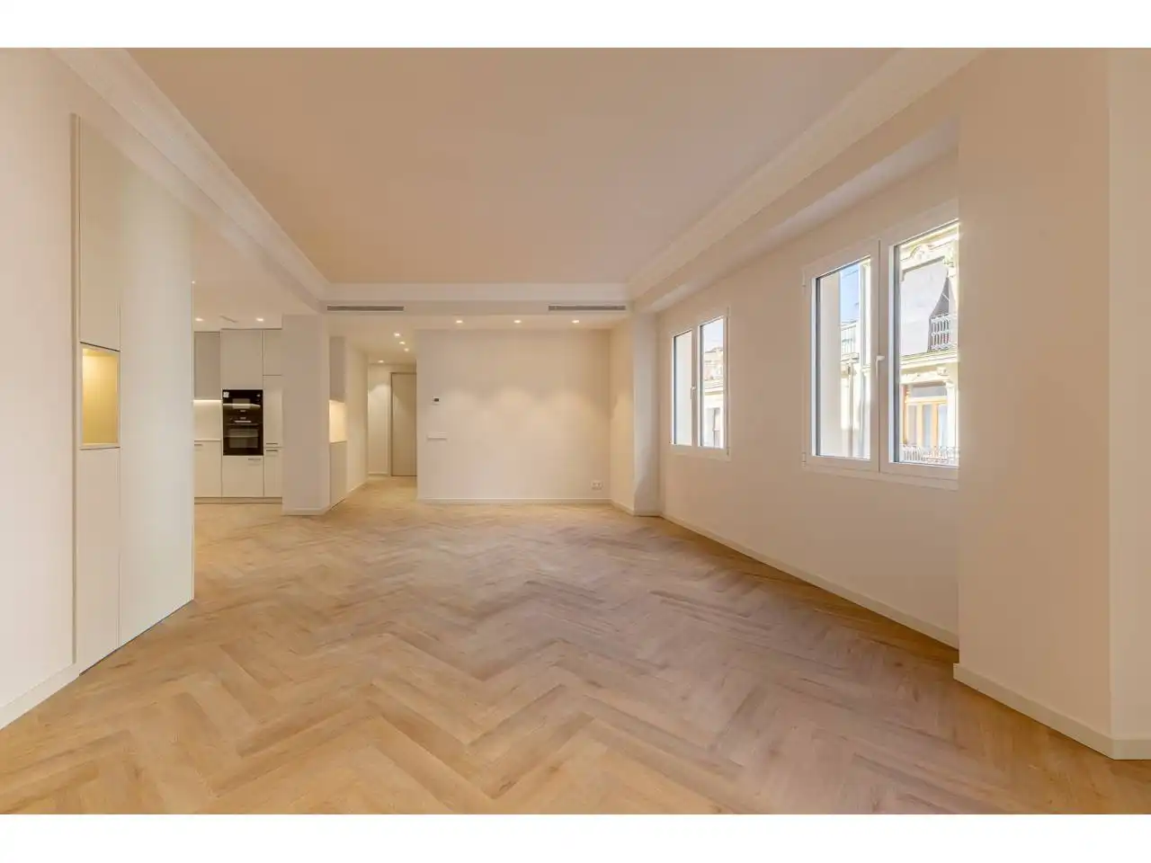 Sala de estar de Piso en venta en Valencia con Aire acondicionado, Parquet y Alarma