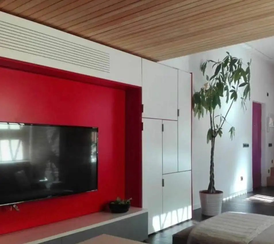 Sala de estar de Dúplex de alquiler en Madrid con Amueblado y Piscina comunitaria