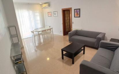 Sala d'estar de Pis de lloguer en  Barcelona Capital amb Aire condicionat, Calefacció i Moblat