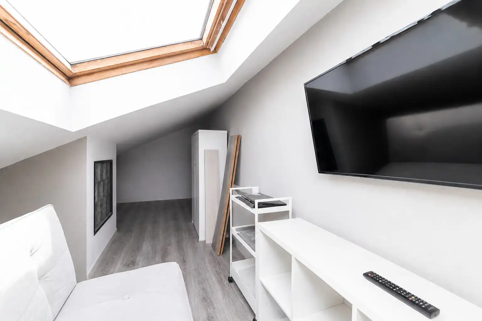Wohnzimmer von Maisonette zum Verkauf in Sevilla la Nueva mit Klimaanlage, Terrasse und Abstellraum