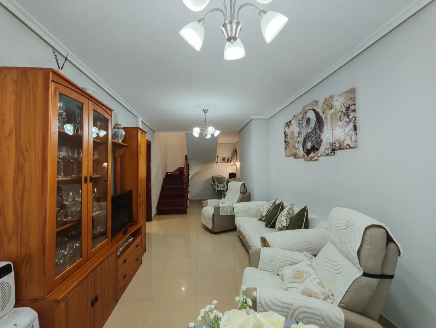 Sala de estar de Piso en venta en Narón con Calefacción, Parquet y Trastero