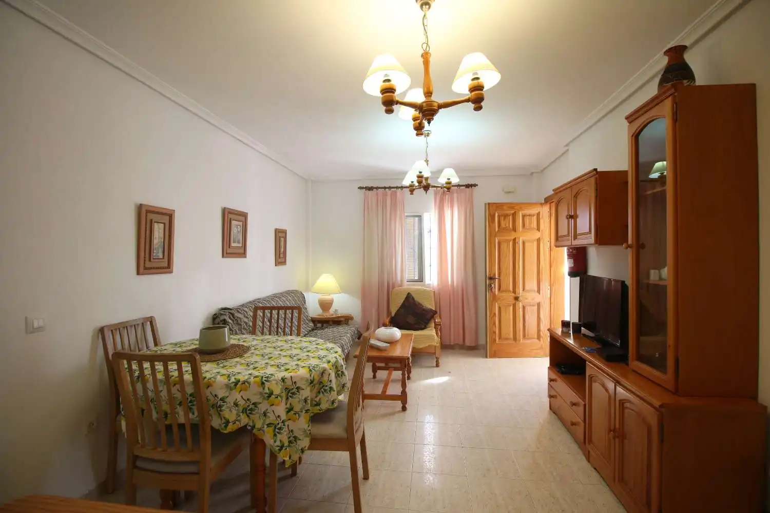 Wohnzimmer von Wohnungen zur Miete in Vera mit Klimaanlage, Heizung und Terrasse