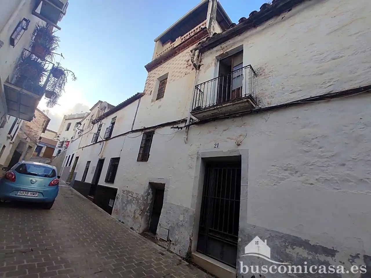 Vista exterior de Casa adosada en venta en Vilches con Balcón