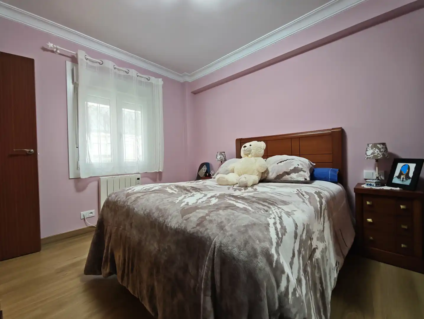Schlafzimmer von Wohnung zum Verkauf in Ferrol mit Heizung, Möbliert und Waschmaschine