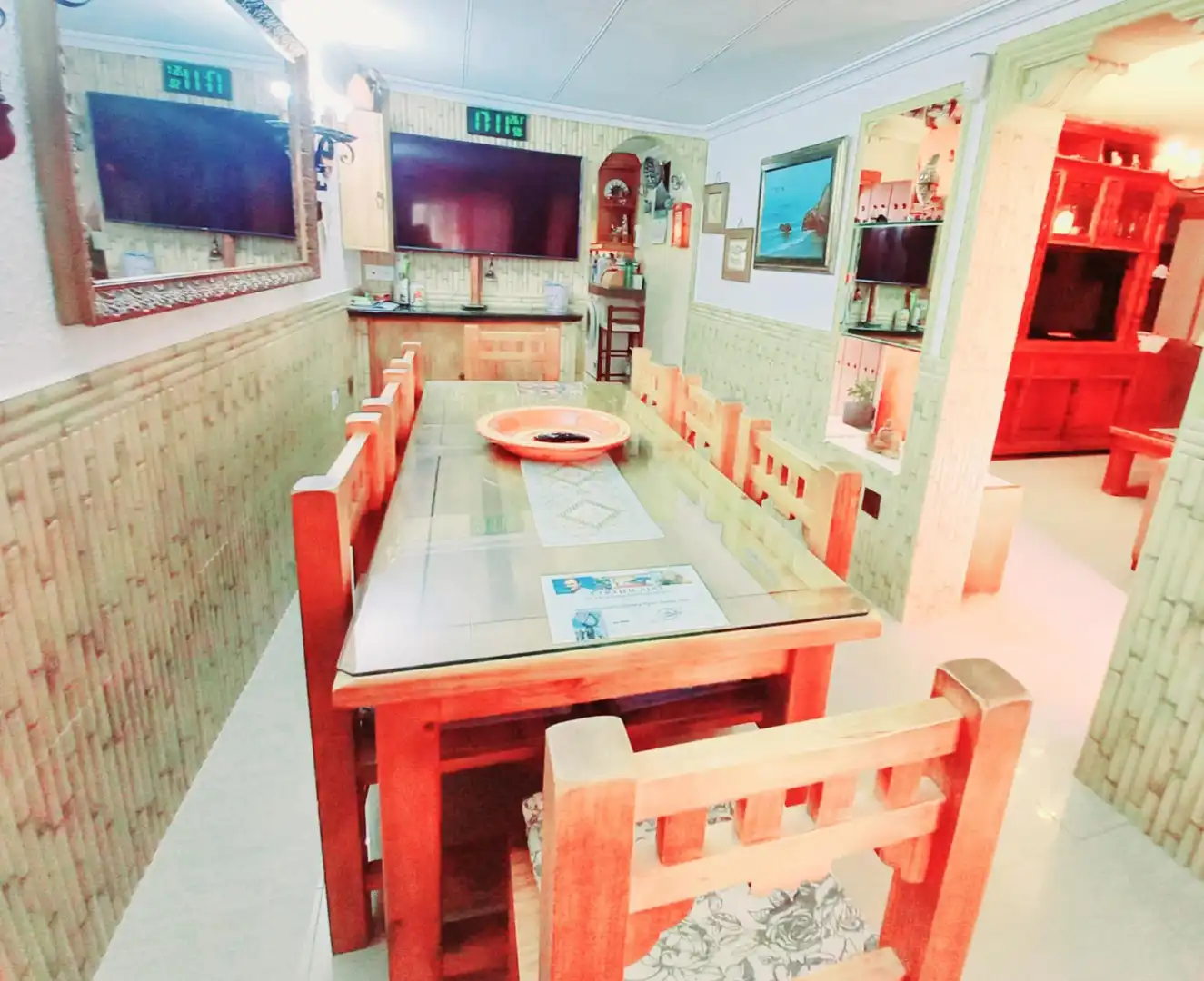 Comedor de Casa o chalet en venta en Rincón de la Victoria con Aire acondicionado, Jardín privado y Terraza