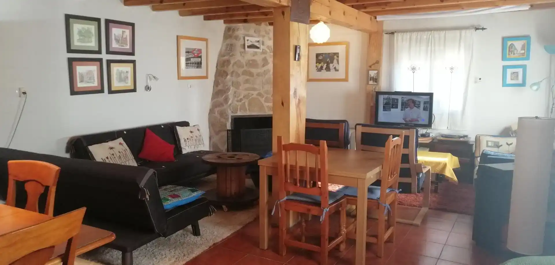 Sala de estar de Casa o chalet en venta en Talveila con Amueblado, Horno y Lavadora
