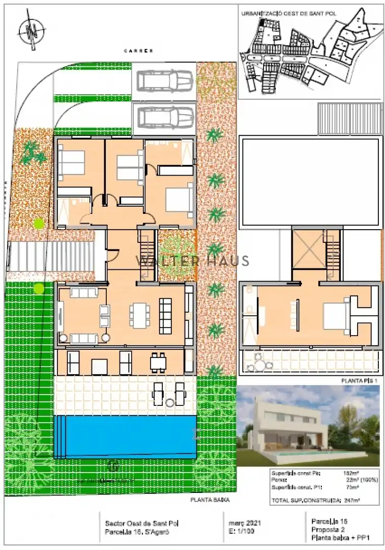 Casa amb piscina en venda a Calle El Gironès, imagen 27