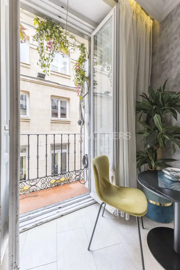 Balcony of Flat for rent in Madrid  with Air Conditioner, Heating and Parquet flooring