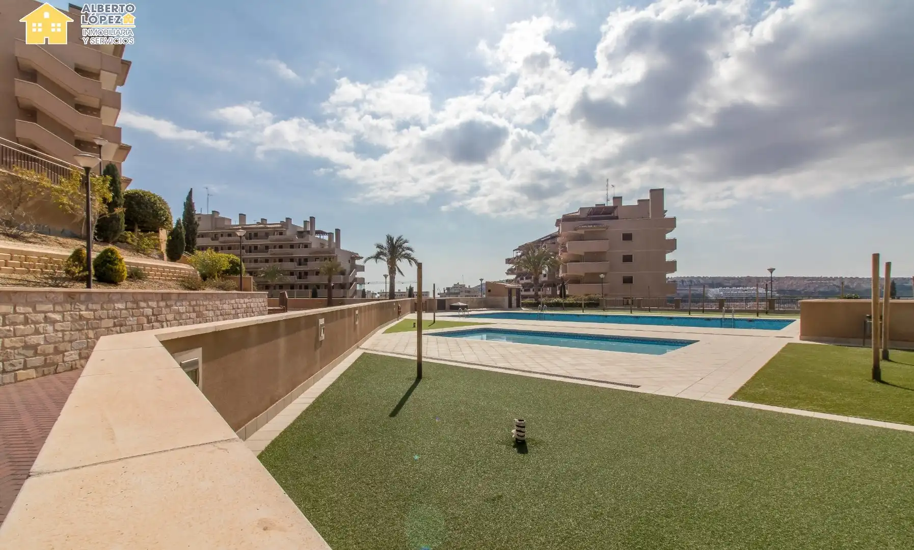 Schwimmbecken von Wohnung zur Miete in Elche / Elx mit Klimaanlage, Terrasse und Möbliert
