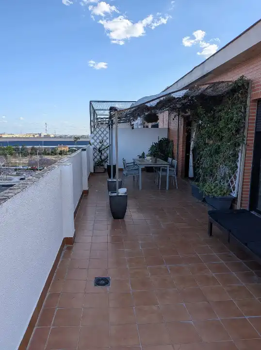 Terrasse von Dachboden zum Verkauf in Sagunto / Sagunt mit Klimaanlage, Terrasse und Abstellraum