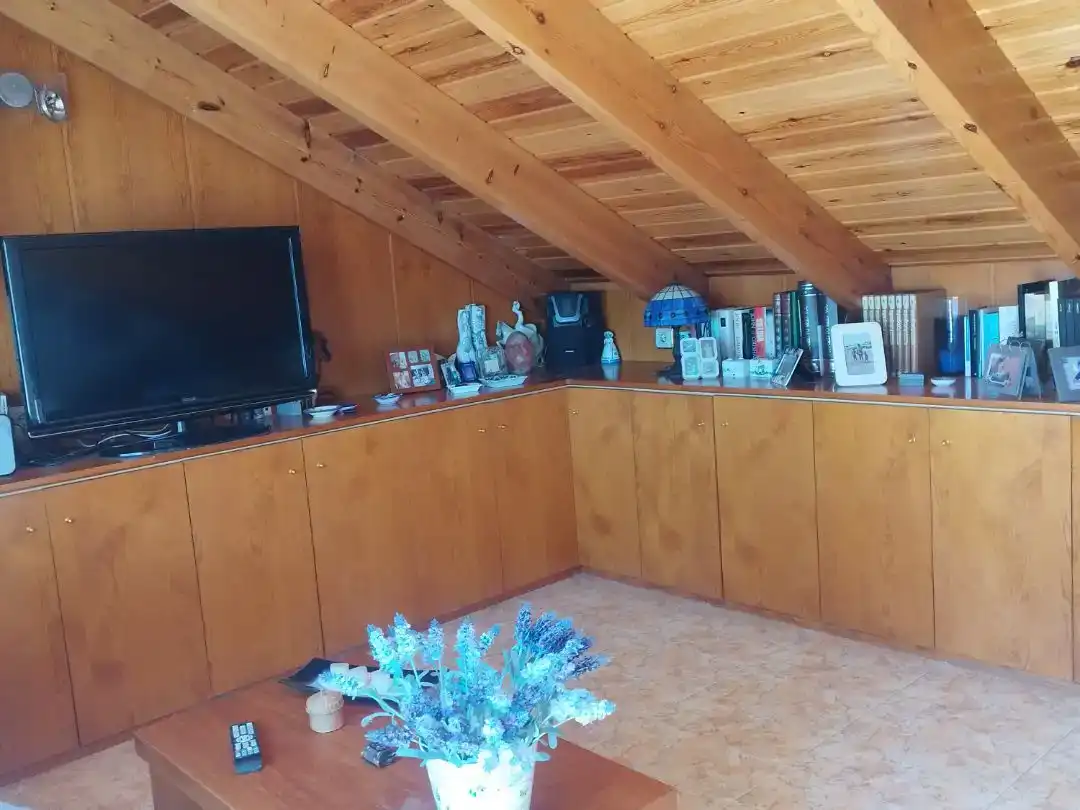 Sala d'estar de Casa adosada en venda en Sant Vicenç Dels Horts amb Aire condicionat i Balcó