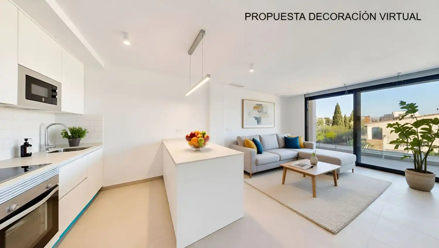 Sala de estar de Piso en venta en El Campello con Aire acondicionado, Calefacción y Terraza