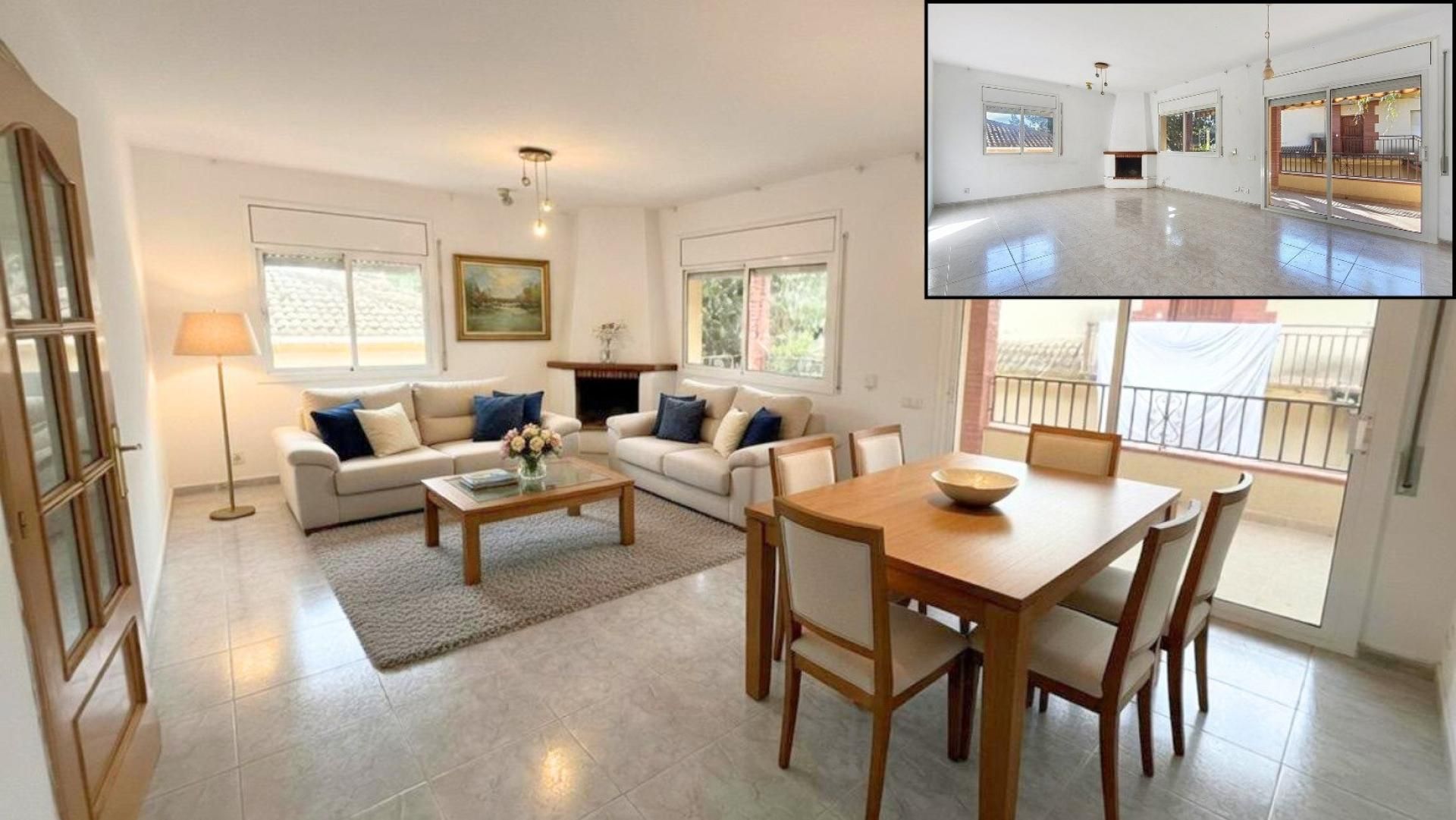 Sala d'estar de Casa o xalet en venda en Calafell amb Terrassa i Piscina comunitària