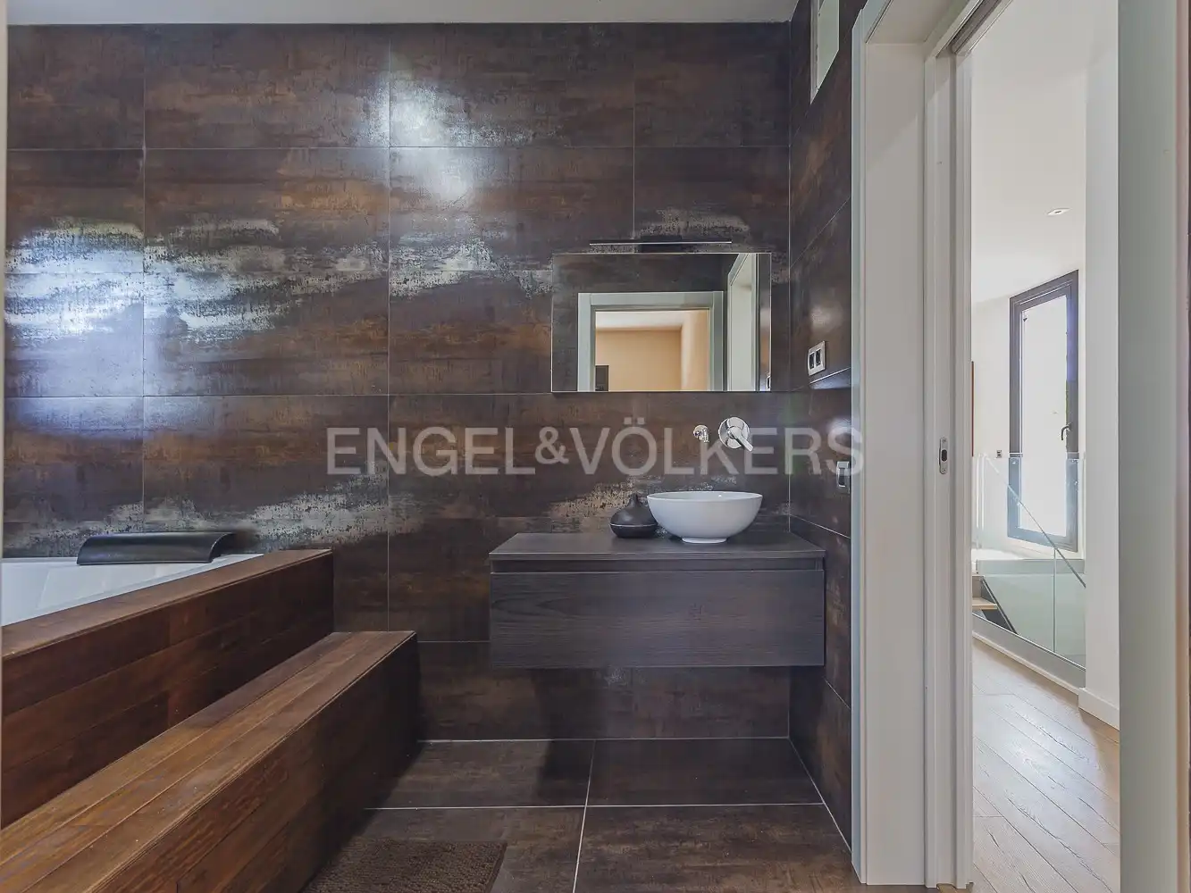 Bathroom of Houses for rent in Castelldefels  with Air Conditioner, Heating and Private garden