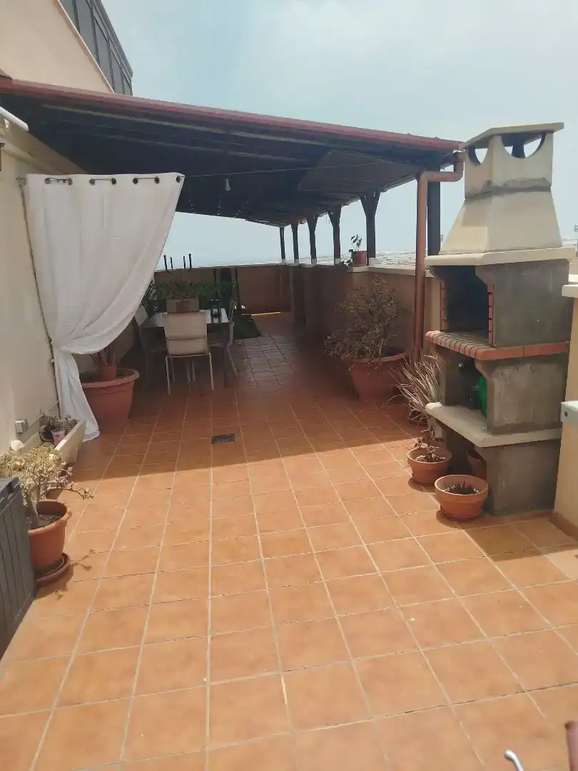 Terrace of Flat for sale in Vícar  with Air Conditioner, Furnished and Oven