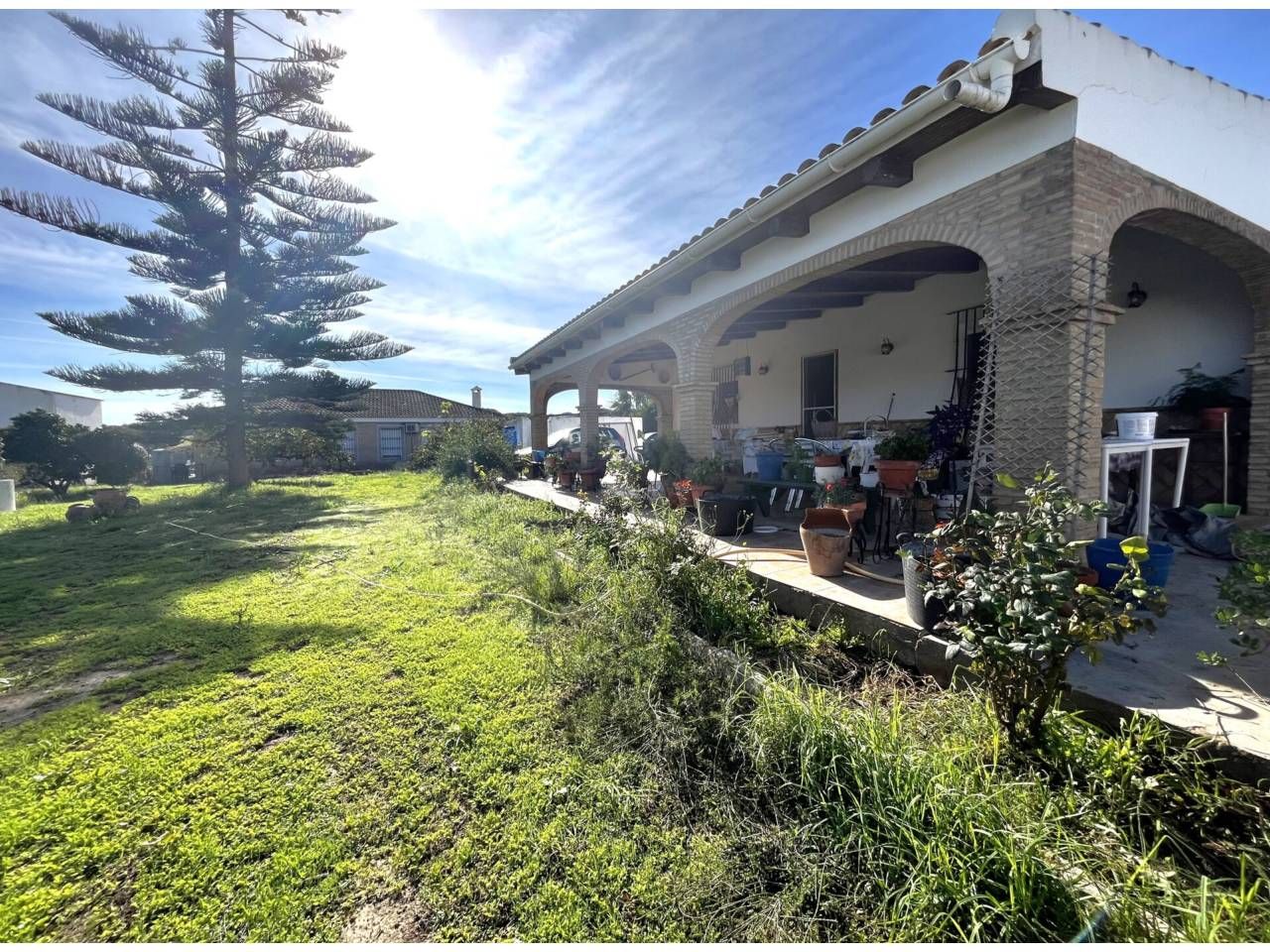 Jardí de Casa o xalet en venda en Cartaya amb Aire condicionat, Jardí privat i Terrassa
