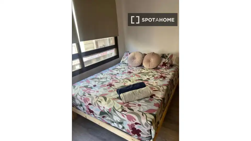 Bedroom of Flat for share in  Palma de Mallorca  with Air Conditioner, Terrace and Furnished