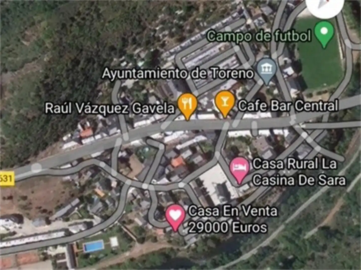 Vista exterior de Finca rústica en venda en Toreno