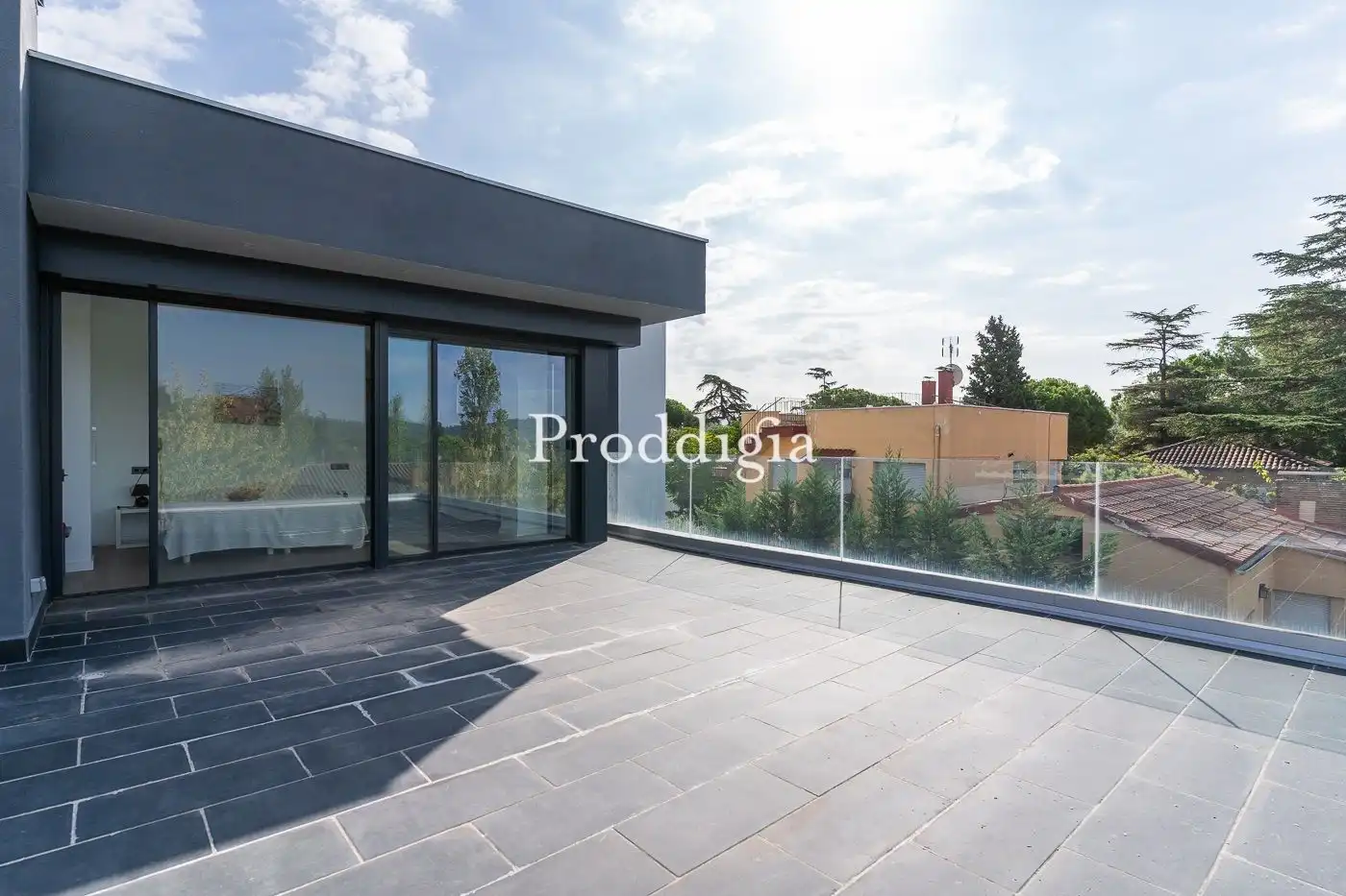 Terrace of Houses for sale in Sant Cugat del Vallès  with Air Conditioner, Heating and Storage room