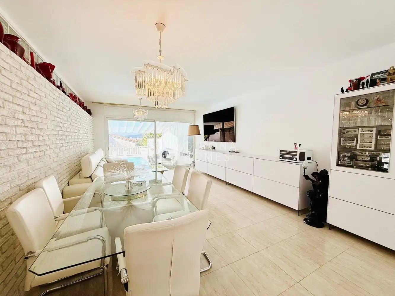 Comedor de Casa adosada en venta en Girona con Aire acondicionado, Calefacción y Terraza