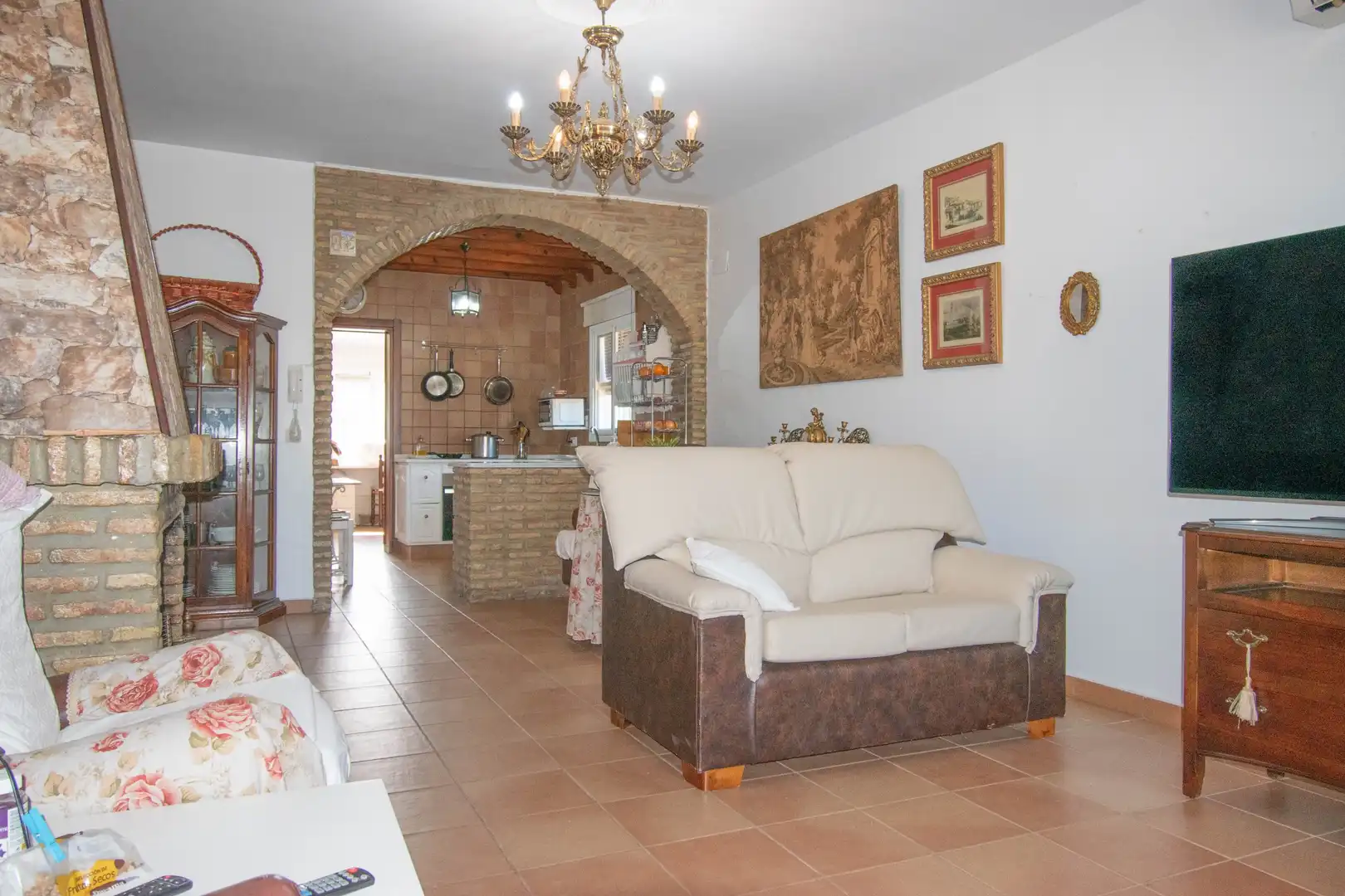Sala d'estar de Casa o xalet en venda en Chiclana de la Frontera
