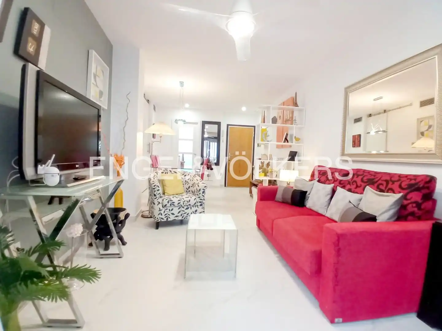 Sala d'estar de Pis en venda en Jávea / Xàbia amb Aire condicionat, Calefacció i Terrassa